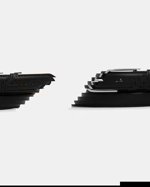 Marc O'Polo curea de piele culoarea negru, 50817739503138