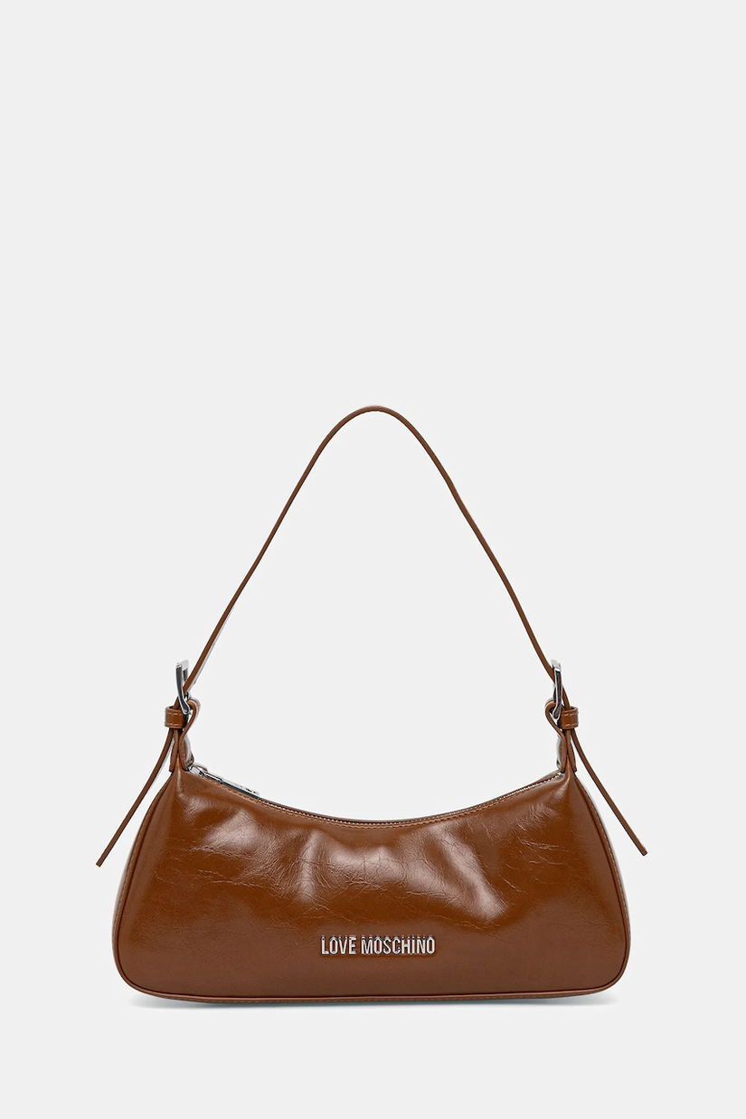 Love Moschino poșetă culoarea maro, JC4390PP0NKP020A