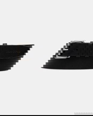 Marc O'Polo curea de piele culoarea negru, 50827749501103