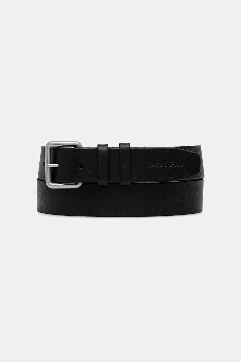 Marc O'Polo curea de piele culoarea negru, 50827749501103