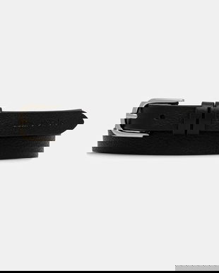 Marc O'Polo curea de piele culoarea negru, 50817739501133