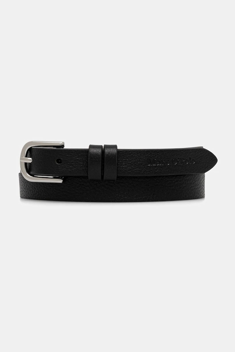 Marc O'Polo curea de piele culoarea negru, 50817739501133