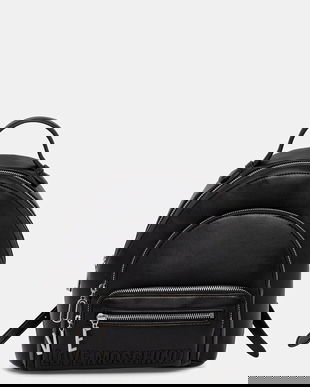 Love Moschino rucsac culoarea negru, mic, uni, JC4344PP0NKA000B