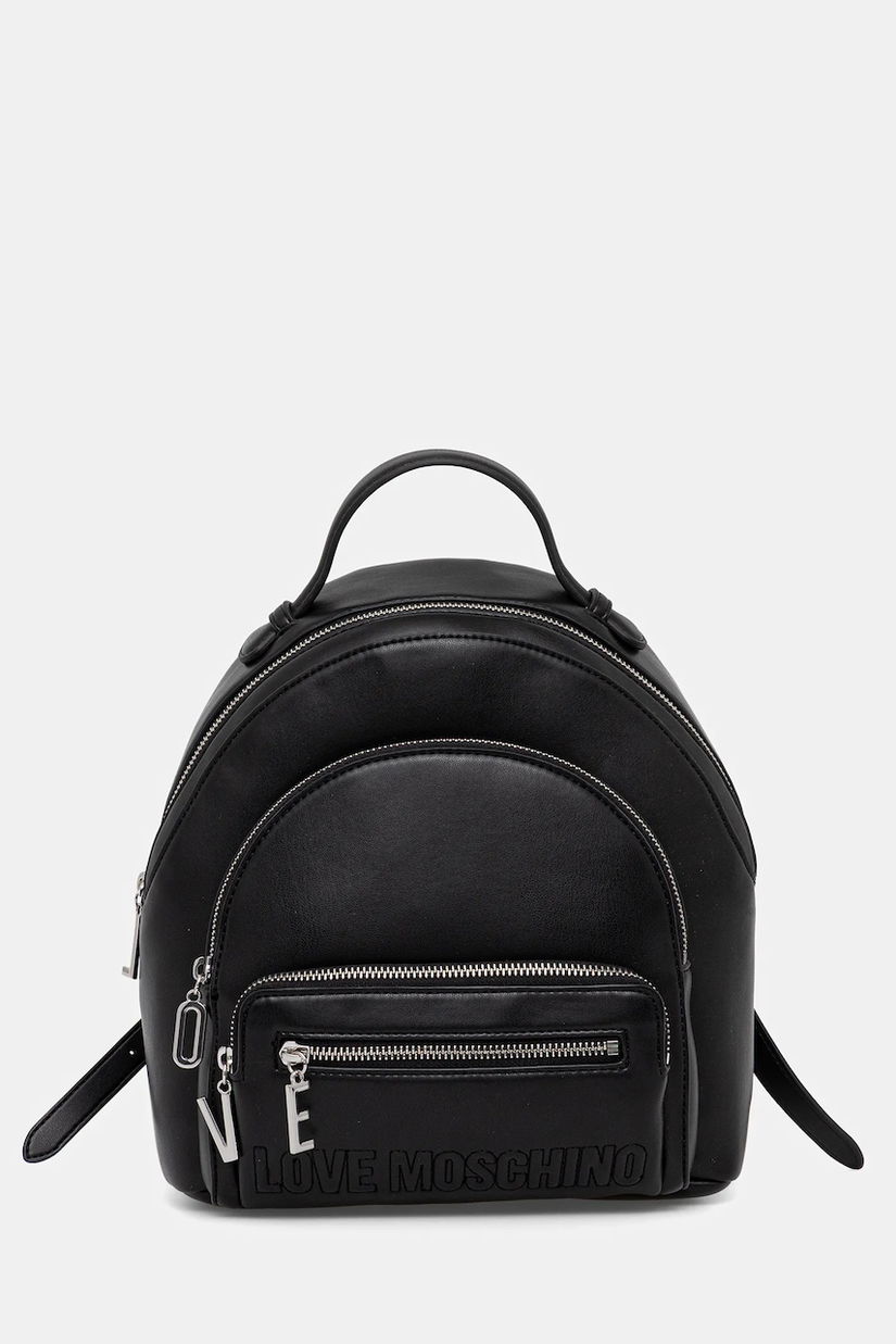 Love Moschino rucsac culoarea negru, mic, uni, JC4344PP0NKA000B