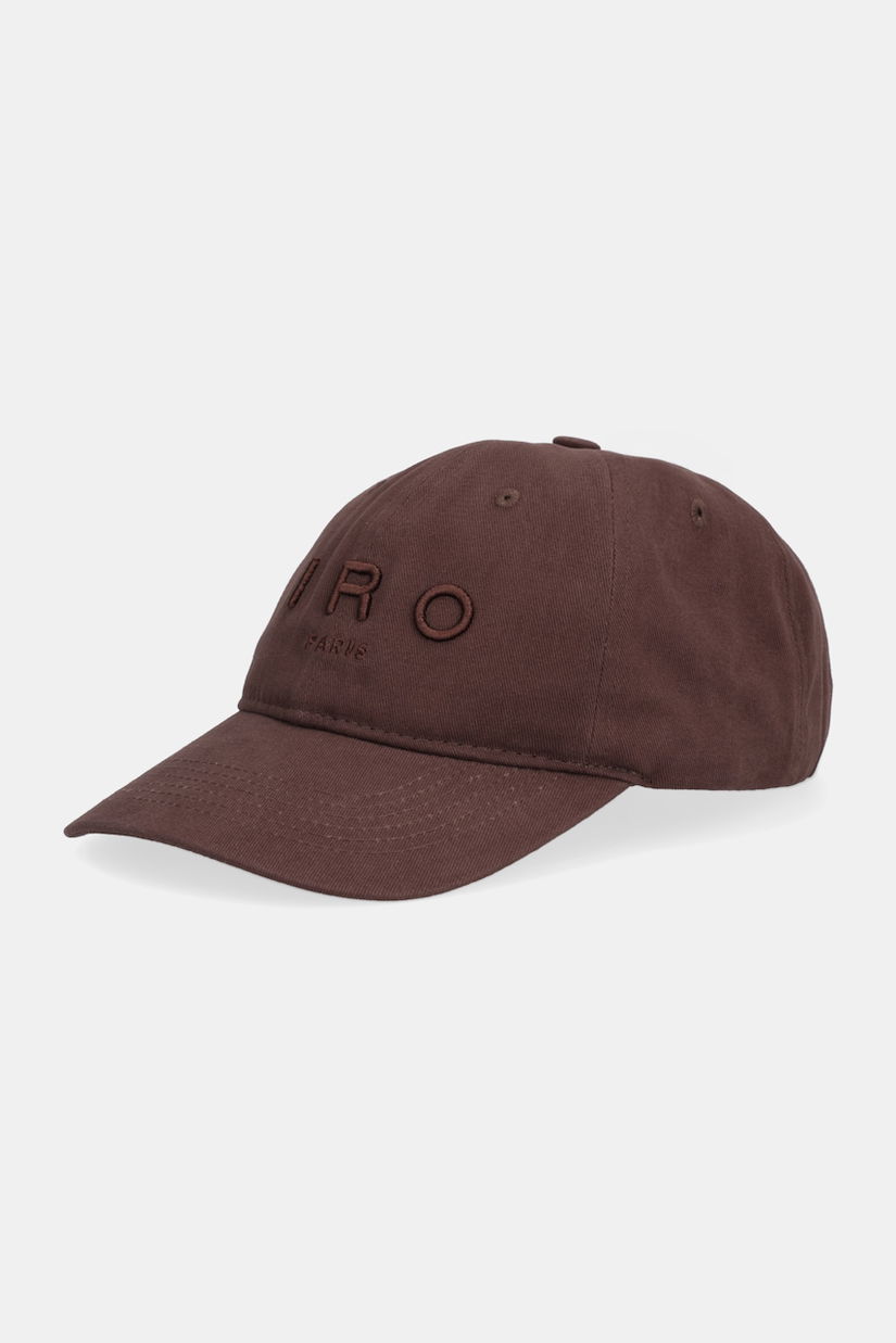 IRO șapcă de baseball din bumbac culoarea maro, WP90GREBSOFT