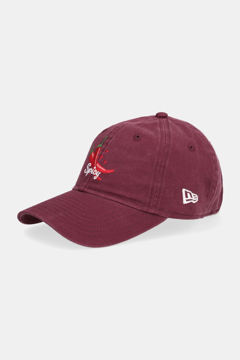 New Era șapcă de baseball din bumbac culoarea roșu, 60691301