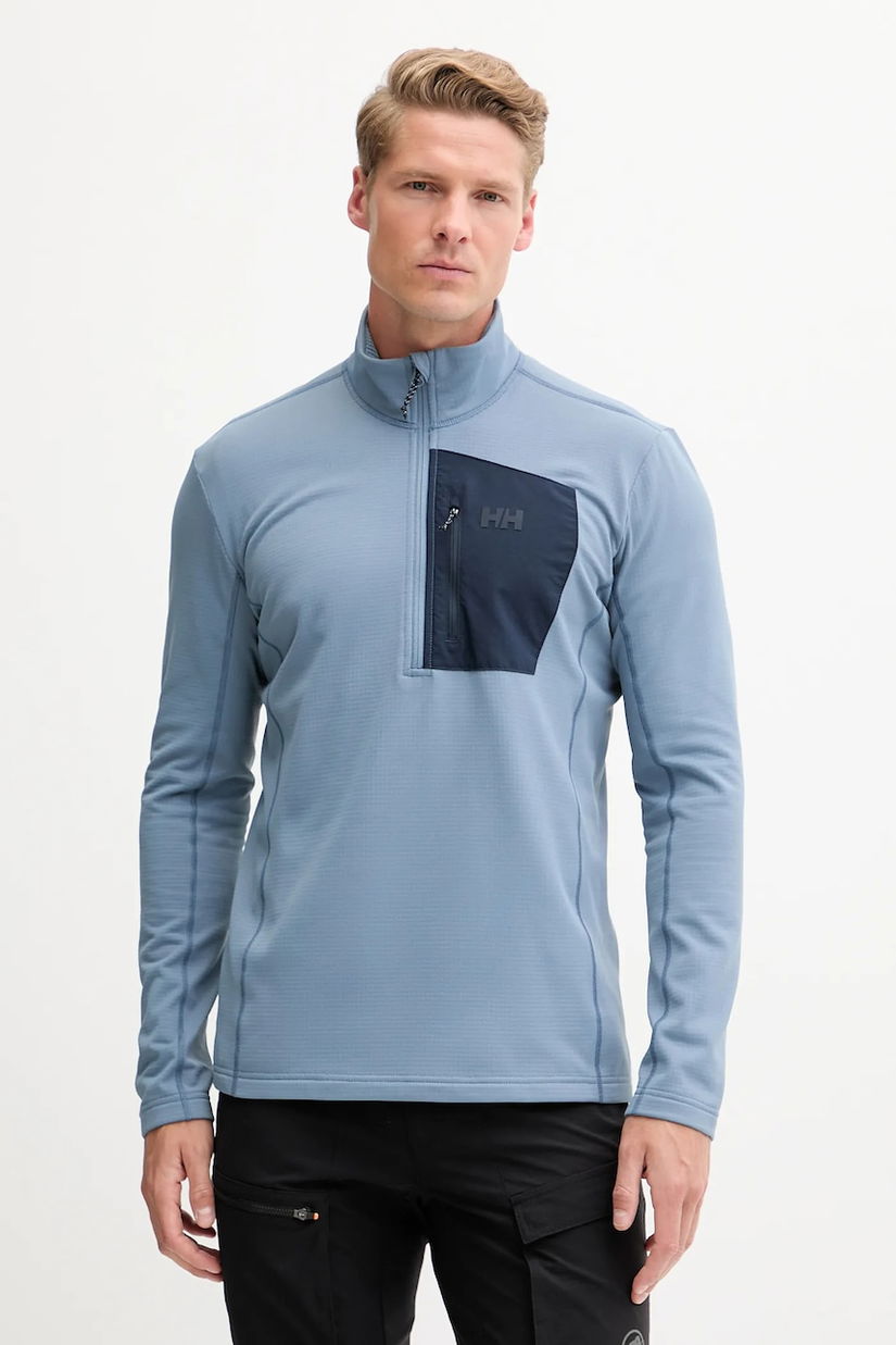 Helly Hansen hanorac Versalite Fleece culoarea bleumarin, cu imprimeu, 49550