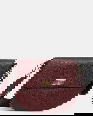 Geox geantă de piele culoarea negru, D25KAA-00046-C9999