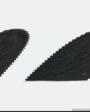 Lacoste căciulă de lână culoarea negru, de lână, din țesătură unia, RB3021