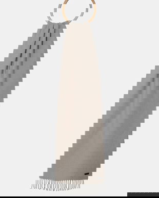 BOSS eșarfă de lână culoarea negru, uni, 50517218