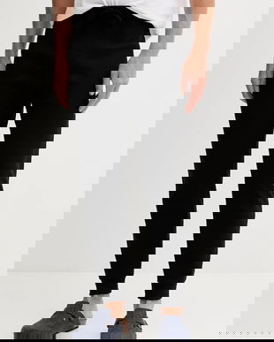 BOSS pantaloni de lounge culoarea maro, uni, 50535878