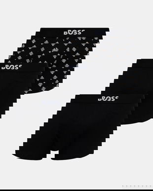 BOSS boxeri 3-pack culoarea negru, 50549832