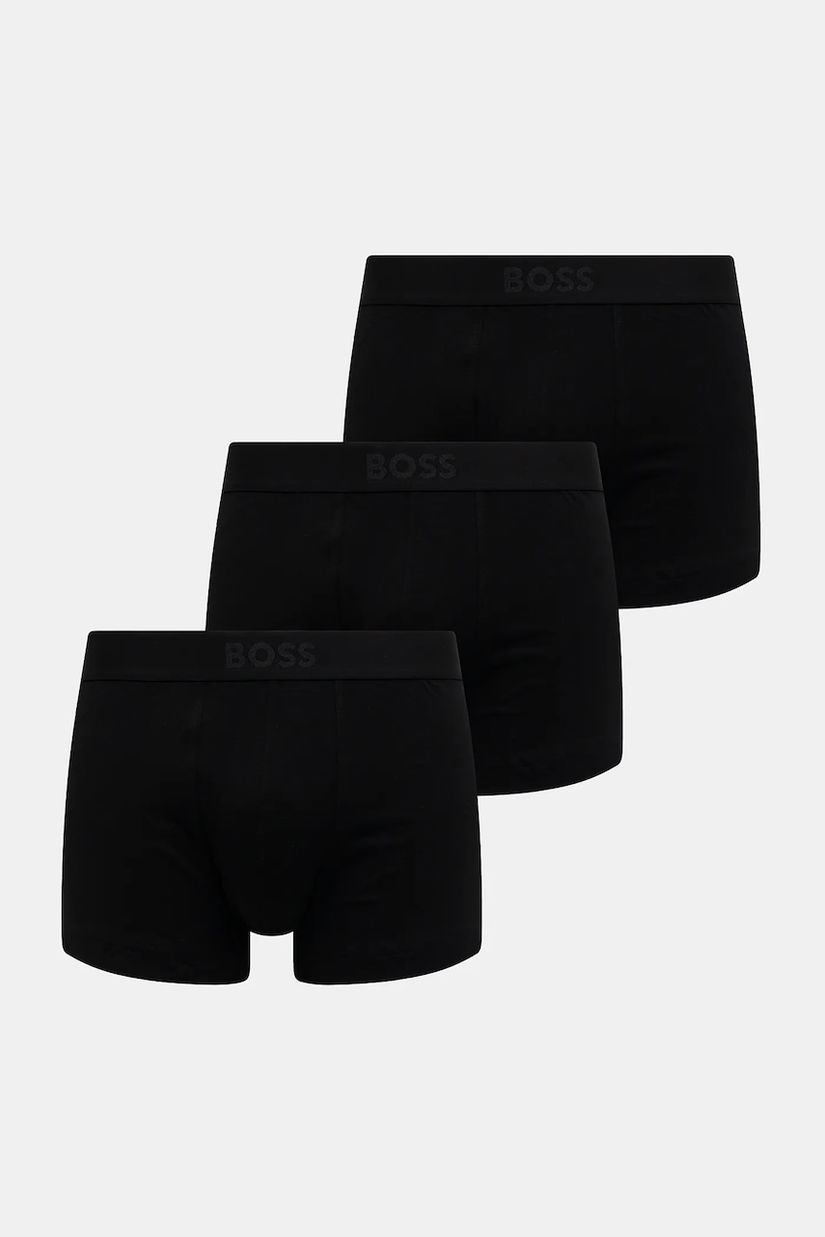 BOSS boxeri 3-pack culoarea negru, 50544263