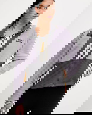 Columbia hanorac fleece Backbowl II FZ Fleece culoarea negru, cu model, 2092163