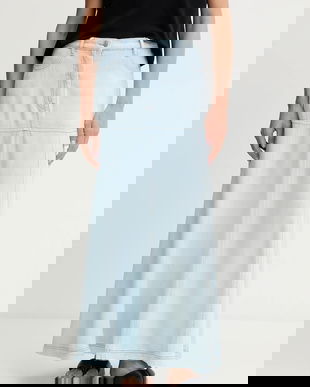 MUNTHE fustă jeans TUXYA 2.51121E+11