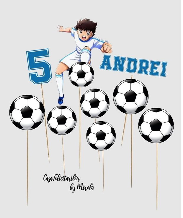 Etichete personalizate sticle de suc  Tematica Fotbal!