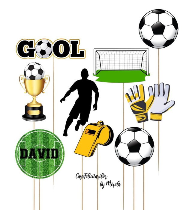 Învelitori brioșe fotbal personalizate