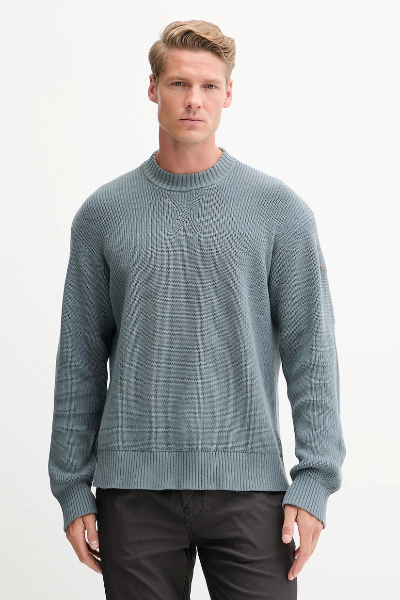 Napapijri pulover D-Rignano bărbați, culoarea gri, călduros, NP0A4INQG1Y1