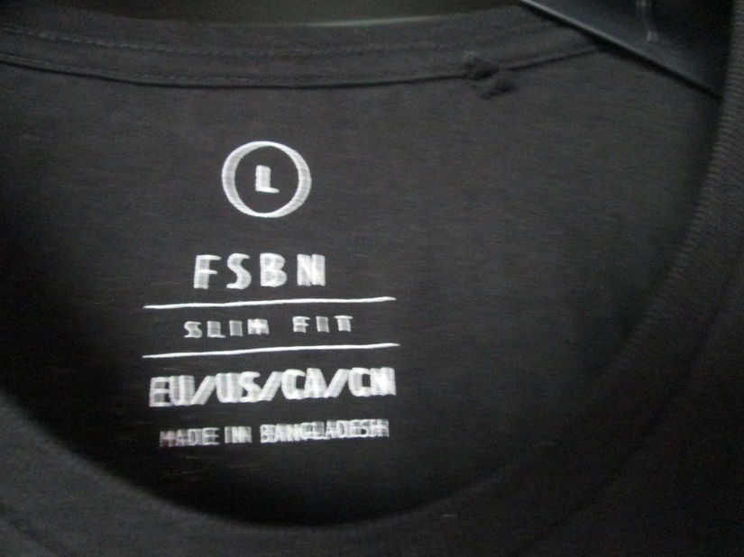 tricou negru FSBN   M unisex
