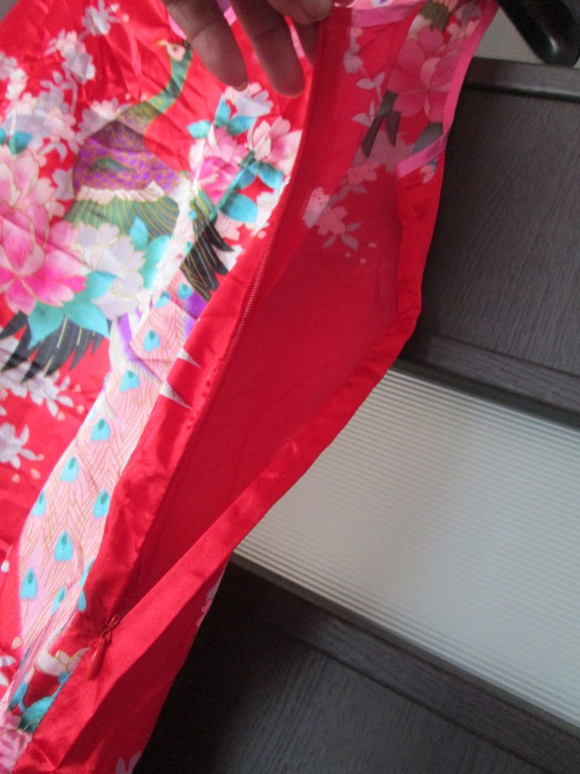 rochie scurta  matase  Oriental Village