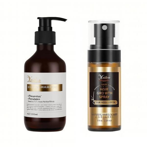 Pachet Biotină pentru Creșterea Părului &ndash; Yafeila (Sampon 300 ml + Spray pentru par 60 ml)