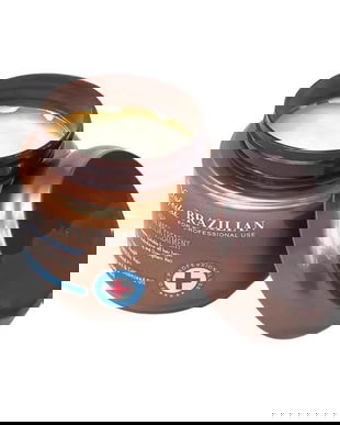 Masca Par cu Keratină Braziliana – Reparare Intensiva cu Ulei de Jojoba si Seminte de Bumbac, 500 ml