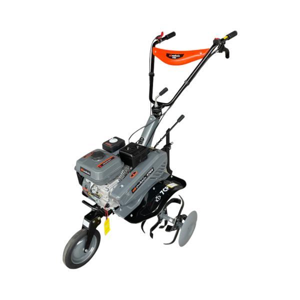 Motosapa T704 EvoTools PLUS cu Motor Benzină 7CP, Roti de Transport, Freze Regabile