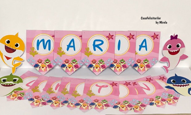 Paie decorate Baby shark