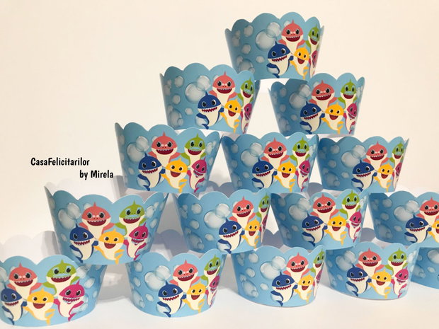Paie decorate Baby shark