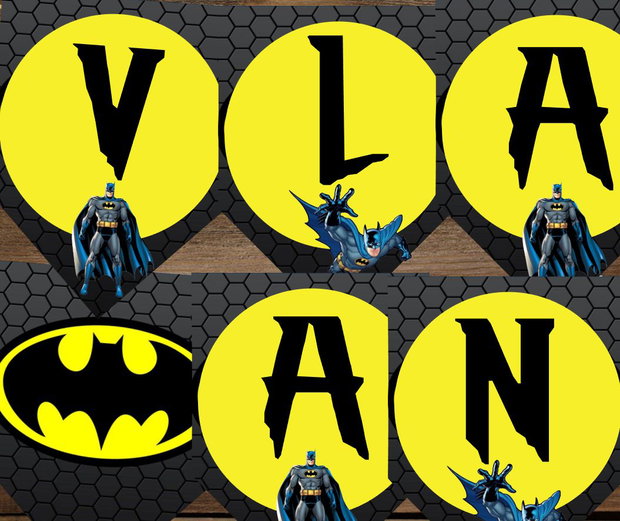 Paie decorate Batman