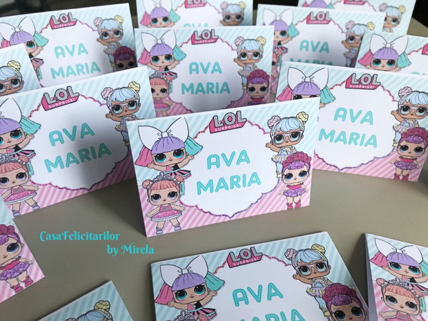 Cutie pentru marturii ciocolata LOL surprise/Ambalaj ciocolata LOL surprise