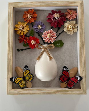 Tablou decorativ-conuri pin