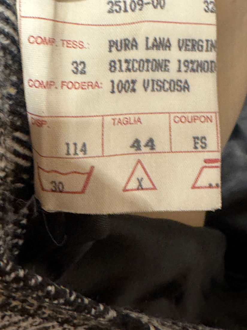 FUSTA DEOSEBITA COMBINATIE LANA SI PIELE ,MARIME 44 MADE IN ITALY