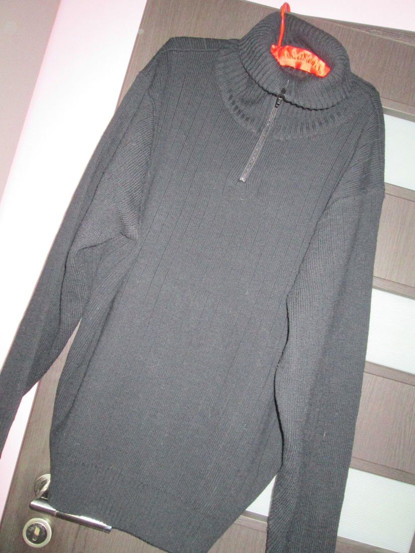 pulover negru barbati XXL