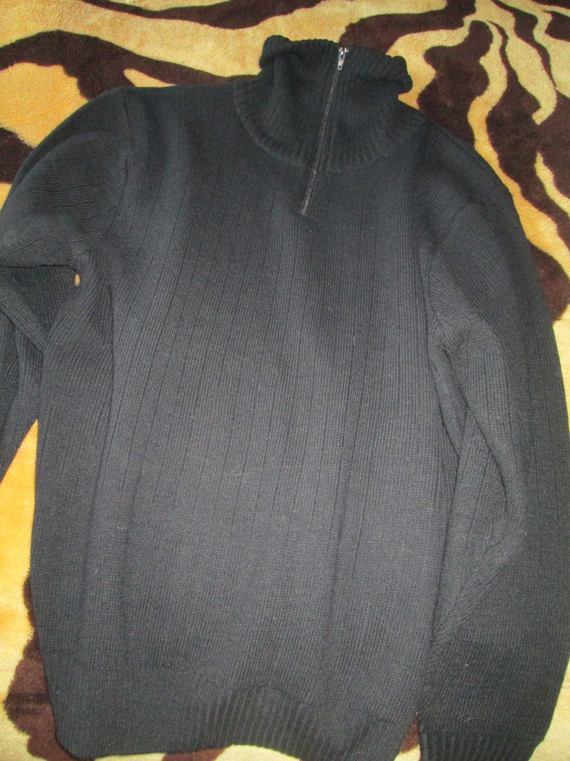 pulover negru barbati XXL