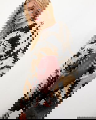 Answear.LAB pulover din amestec de lână culoarea maro