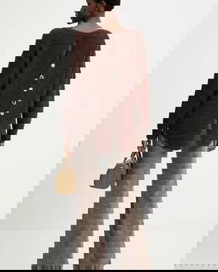 Answear.LAB pulover de lana culoarea maro