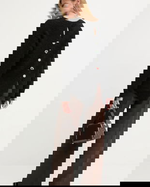 Answear.LAB pulover de lana culoarea negru