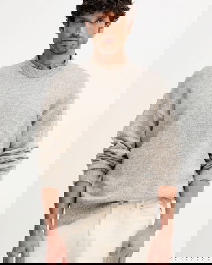 BOSS pulover de lână culoarea alb, 50550001