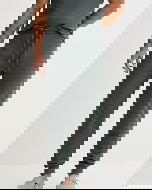 BOSS pantaloni de lounge culoarea maro, uni, 50535878