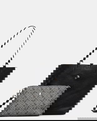 U.S. Polo Assn. poșetă cu două fețe Malibu BEUM08706WVP