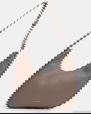 Coccinelle geantă de piele RAQUEL culoarea maro, E1.SQ0.13.02.01