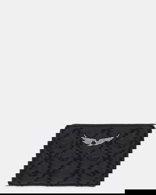 ZADIG&VOLTAIRE carcasă din piele culoarea negru, LWSG03689