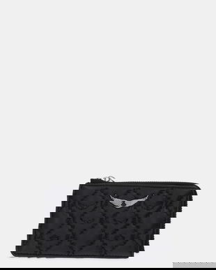 ZADIG&VOLTAIRE carcasă din piele culoarea negru, LWSG03680