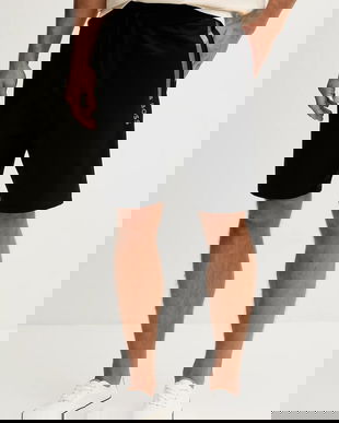 BOSS pantaloni scurți din bumbac lounge culoarea negru, 50545560