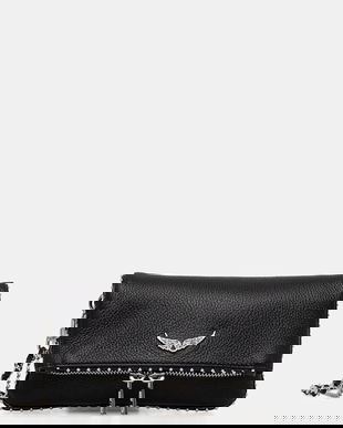 ZADIG&VOLTAIRE poșetă de piele culoarea negru, LWBA03977