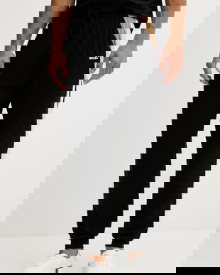 BOSS pantaloni de lounge culoarea negru, cu imprimeu, 50550492