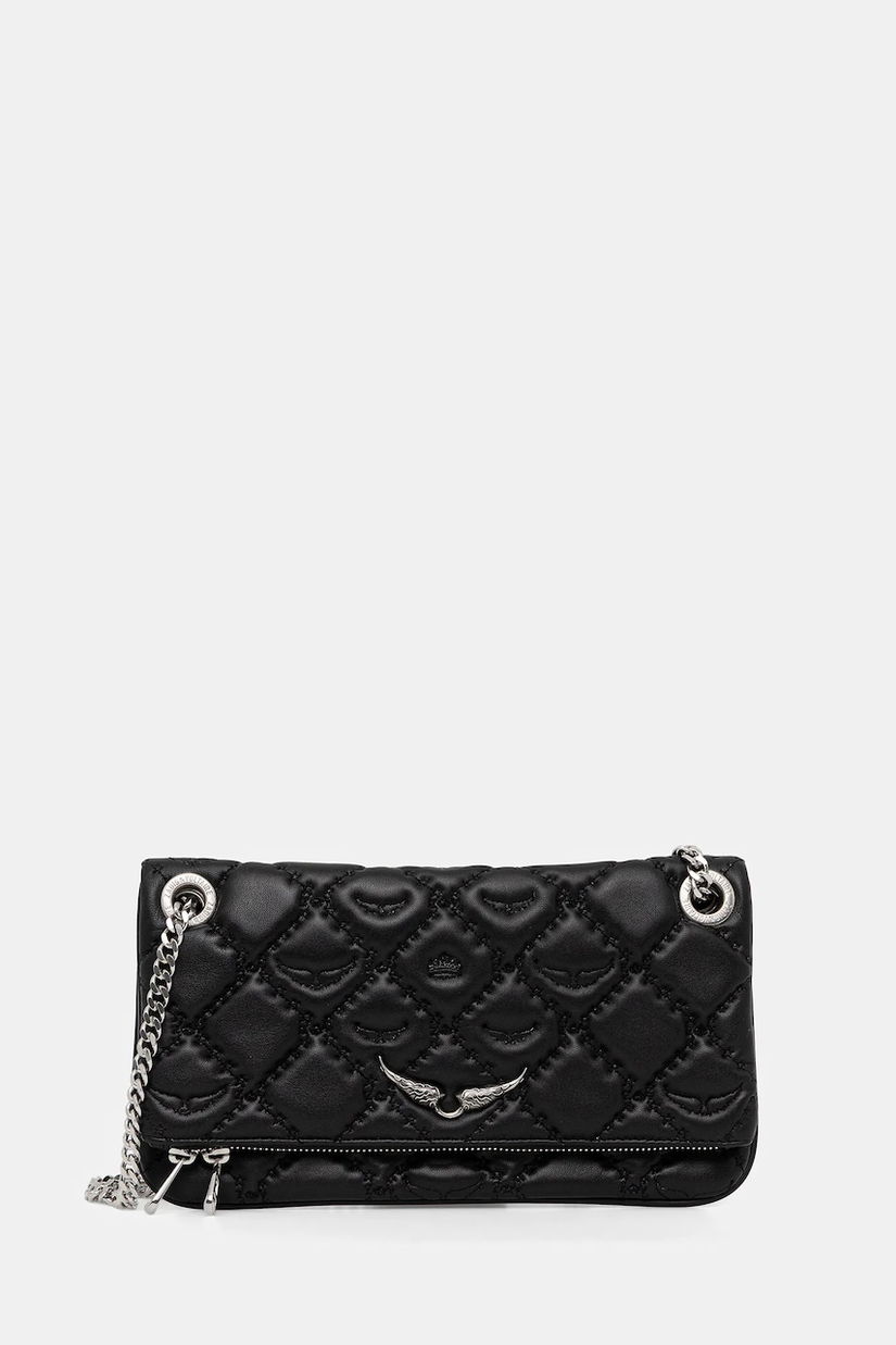 ZADIG&VOLTAIRE poșetă de piele culoarea negru, LWBA04053