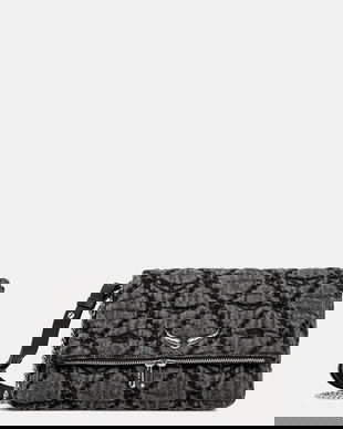 ZADIG&VOLTAIRE geantă de bumbac culoarea negru, LWBA04065