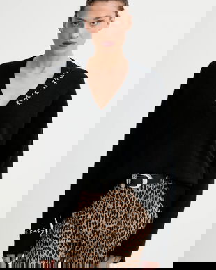 ZADIG&VOLTAIRE pulover de casmir culoarea negru, KWSW02913